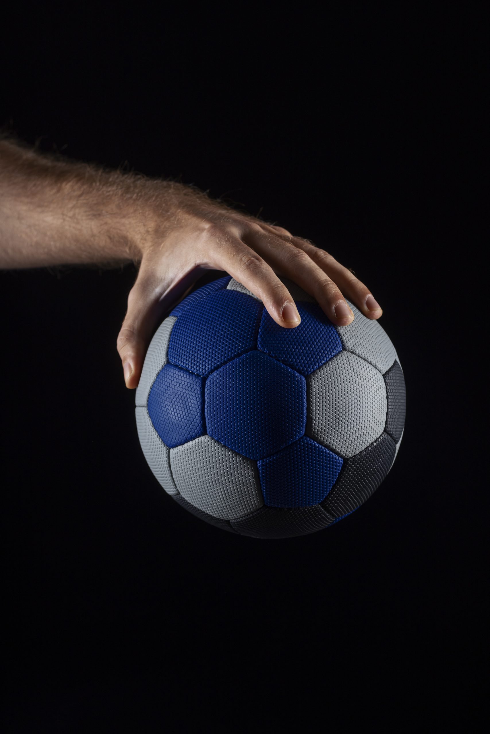 hand mit einem handball